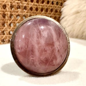 Hardware for Dresser Drawer Pulls Pink Knob French Decor Drawer Knob Rose Gold Cherry Quartz Stone Knobs Decorative Knobs Cabinet Knobs