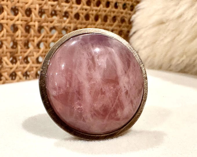 Cherry Quartz Knob