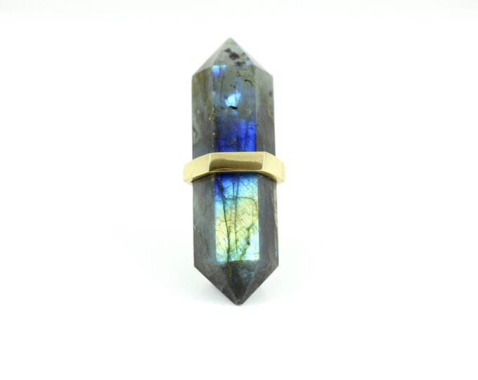 Blue Labradorite Drawer Pull