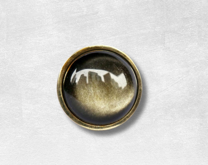 Gold Obsidian Dresser Drawer Knob