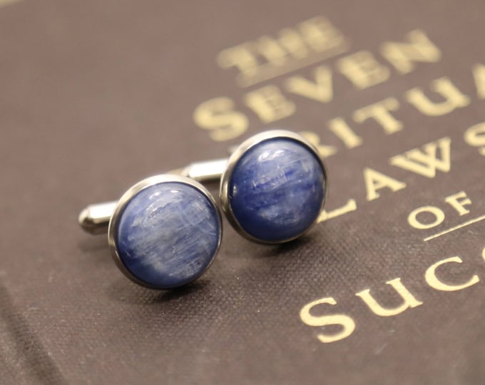 High Vibes Kyanite Cufflinks