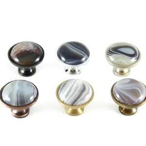 Botswana Agate Knob - Hygge Home Decor