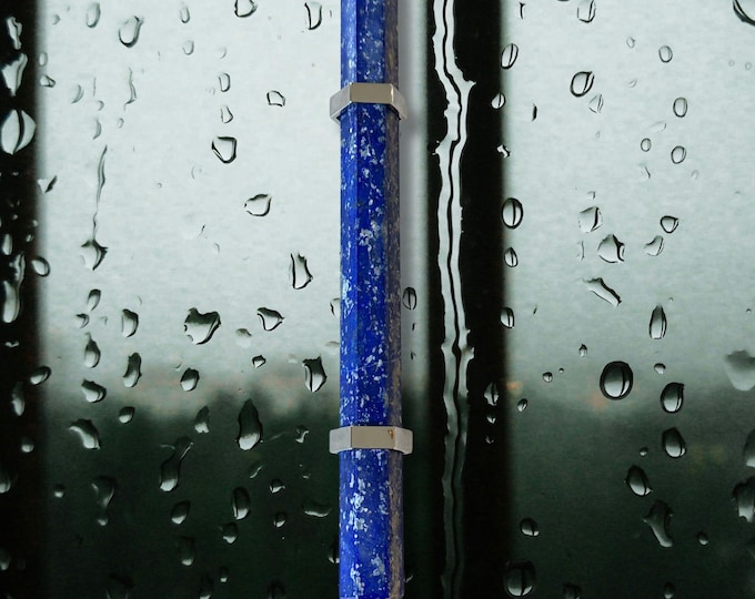 Lapis Lazuli Glass Shower Door Handle