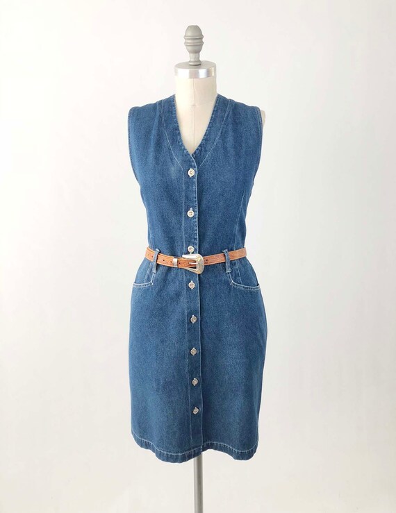 90s dungaree dress