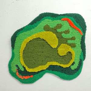 Topografía Textil – Tapiz de Pared Hecho a Mano