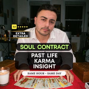 Soul Contract Psychic Reading, Past Life and Karmic Connection Insight, Life Purpose Reading, PDF