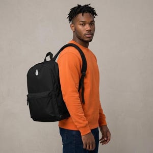 Silver Pineapple Backpack | Minimal Fruit Icon, Tropical Accent