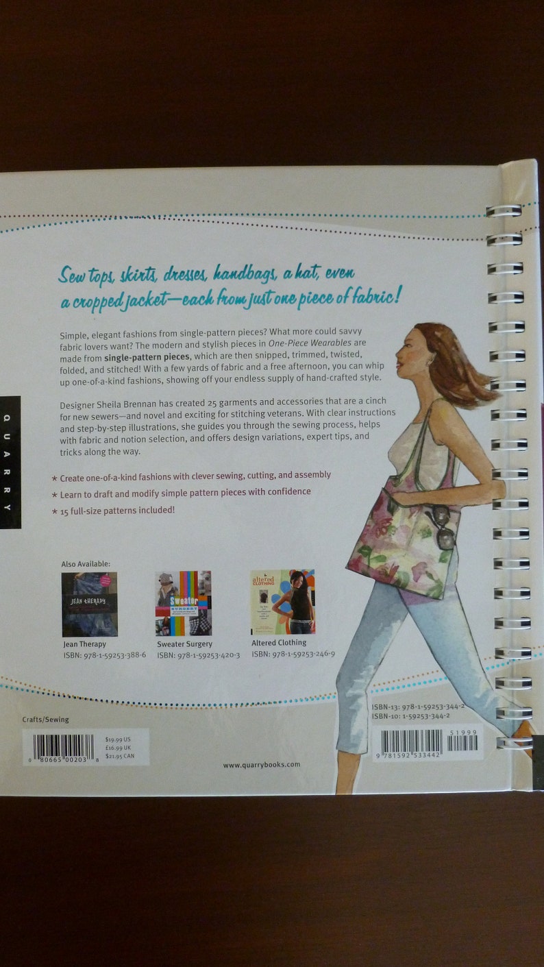 One Piece Wearables Book of 15 One Piece Patterns and Instructions