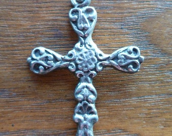 Sterling Silver Christian Cross Pendant