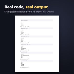 600 Python Interview Questions PDF, Verified Answers Explained, Developer Coding Prep Study Guide Bild 2