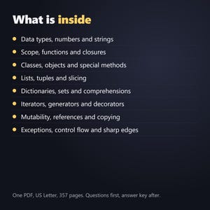 600 Python Interview Questions PDF, Verified Answers Explained, Developer Coding Prep Study Guide Bild 4