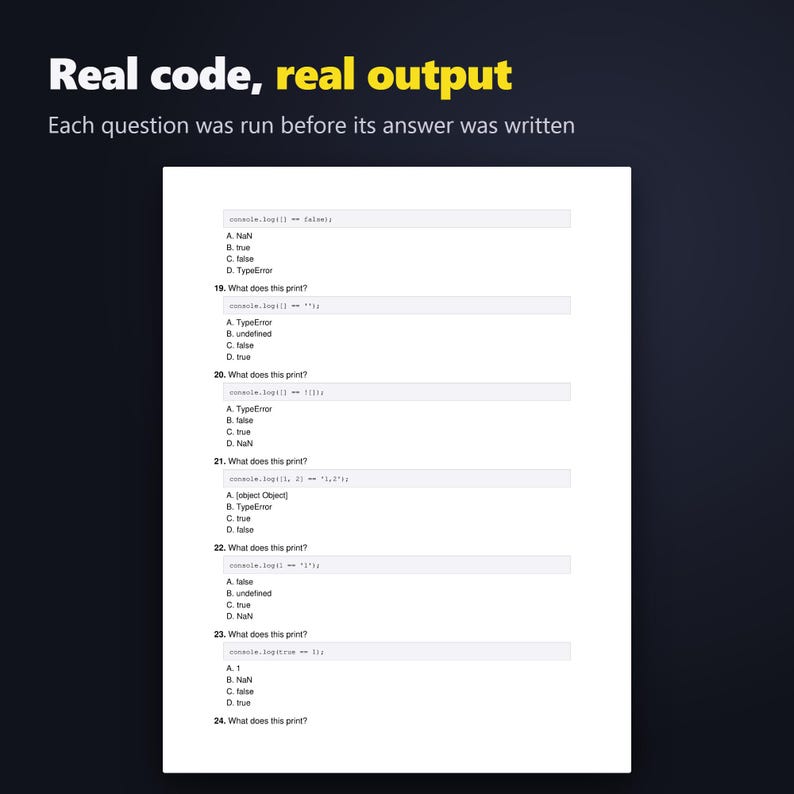 600 JavaScript Interview Questions PDF, Verified Answers Explained, Front End Developer Prep Study Guide image 2