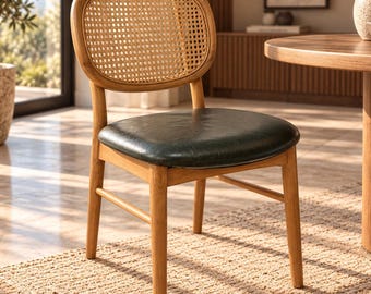 Solid Wood Restaurant Chair, Coffee Shop, Bistro, Kitchen, Bar Chairs, Minimalist Furniture