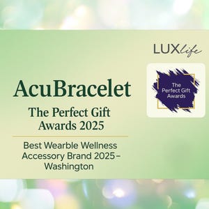 Akupressurarmband med eterisk olja för stress, avslappning och humör - Armband med aromaterapidiffusor tillverkat i USA bild 8