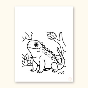 Animal ABC Coloring Book | Letter Tracing for Kids Ages 2-5 (Digital PDF): sample page 20 of 55