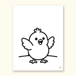 Alphabet Coloring Pages | Big Feelings Letter Tracing for Toddlers (Digital PDF): sample page 52 of 55