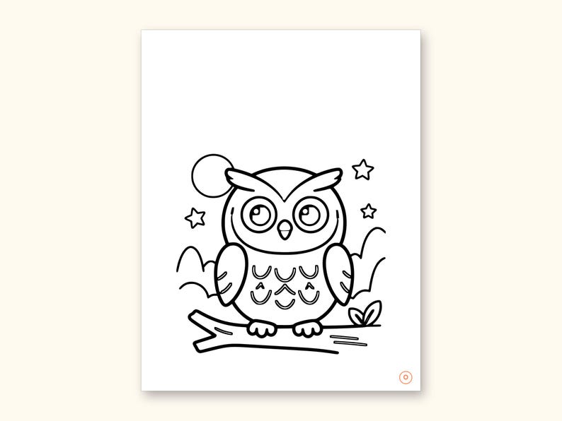 Animal ABC Coloring Book | Letter Tracing for Kids Ages 2-5 (Digital PDF): sample page 32 of 55
