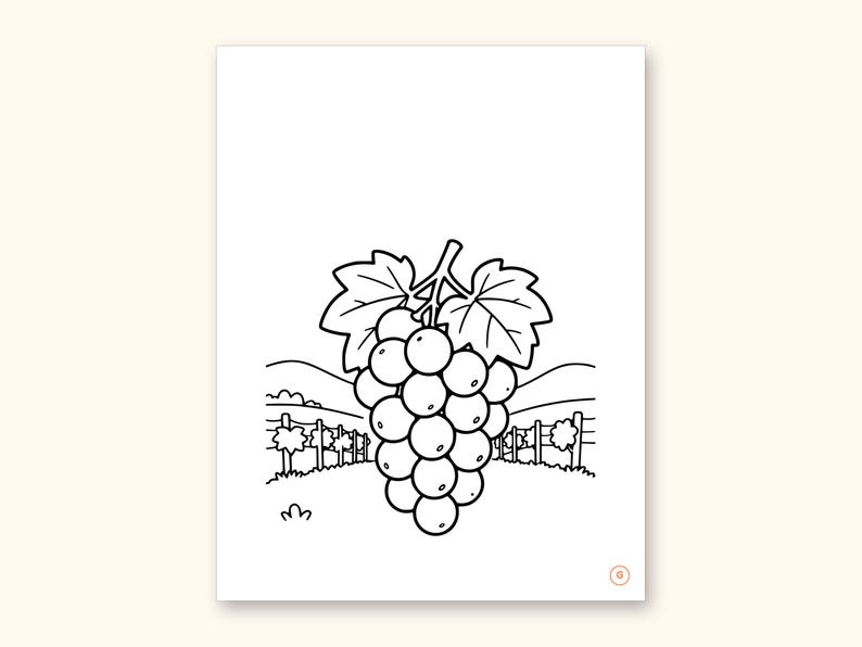 Fruits and Vegetables Coloring Book - ABC Letter Tracing Printable PDF for Kids Ages 2-5: sample page 16 of 55