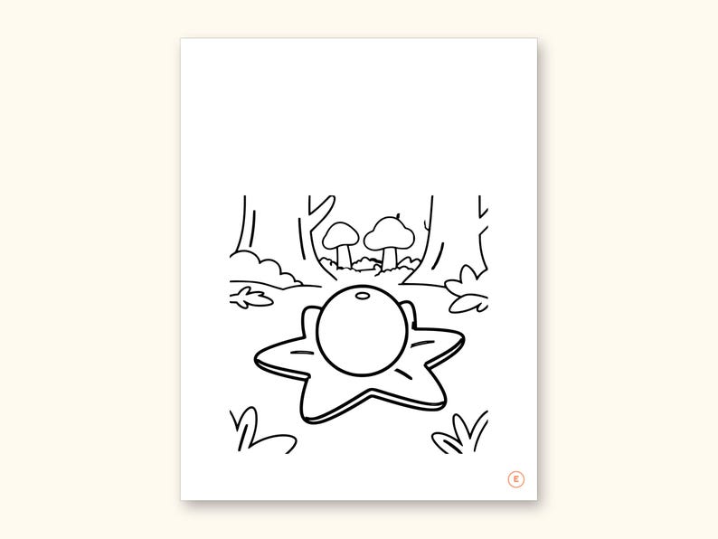 Mushroom Coloring Pages | ABC Letter Tracing for Kids Ages 2-5 (Digital PDF): sample page 12 of 55