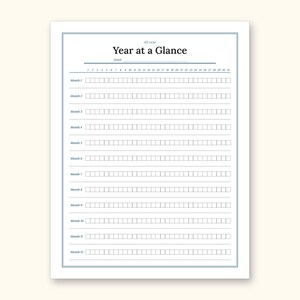Habit Tracker | Undated Monthly and Weekly Grids for Home Use (Digital PDF): sample page 17 of 24