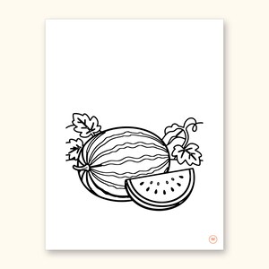 Fruits and Vegetables Coloring Book - ABC Letter Tracing Printable PDF for Kids Ages 2-5: sample page 48 of 55
