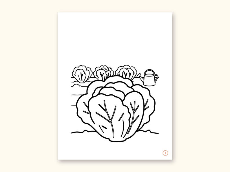 Fruits and Vegetables Coloring Book - ABC Letter Tracing Printable PDF for Kids Ages 2-5: sample page 20 of 55