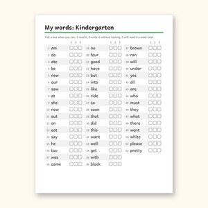 Sight Word Worksheets | Kindergarten Dolch Workbook for Ages 5-6 (Digital PDF): sample page 68 of 69
