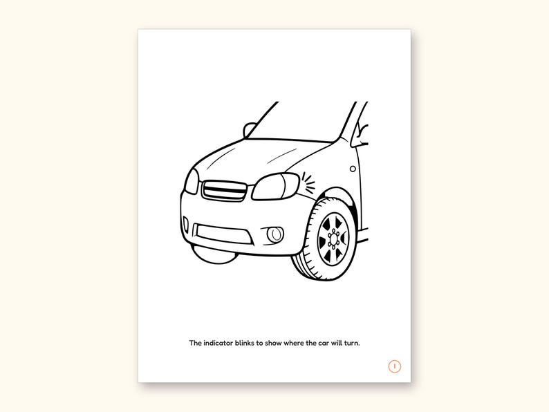 Car Coloring Pages | ABC Letter & Word Tracing for Kids Ages 4-8 (Digital PDF): sample page 20 of 55