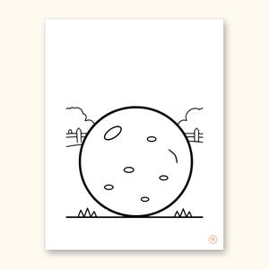 Mushroom Coloring Pages | ABC Letter Tracing for Kids Ages 2-5 (Digital PDF): sample page 16 of 55