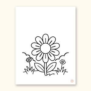 Nature Coloring Pages | ABC Letter Tracing for Kids Ages 2-5 (Digital PDF): sample page 10 of 55