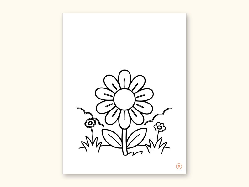 Nature Coloring Pages | ABC Letter Tracing for Kids Ages 2-5 (Digital PDF): sample page 10 of 55