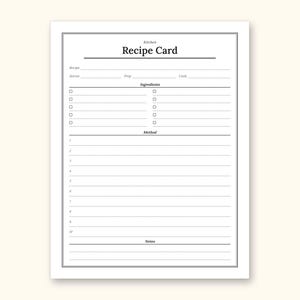 Meal Planner | Grocery List for Home Cooks (PDF + Excel): sample page 19 of 20