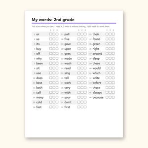 Sight Word Worksheets | 2nd Grade Dolch Workbook for Ages 7-8 (Digital PDF): sample page 61 of 62