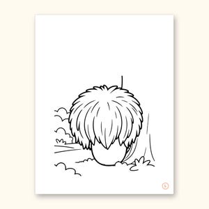 Mushroom Coloring Pages | ABC Letter Tracing for Kids Ages 2-5 (Digital PDF): sample page 26 of 55