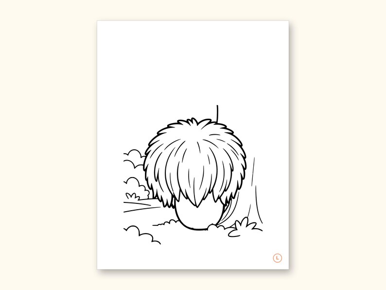 Mushroom Coloring Pages | ABC Letter Tracing for Kids Ages 2-5 (Digital PDF): sample page 26 of 55