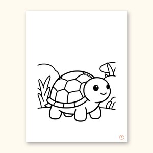 Animal ABC Coloring Book | Letter Tracing for Kids Ages 2-5 (Digital PDF): sample page 42 of 55