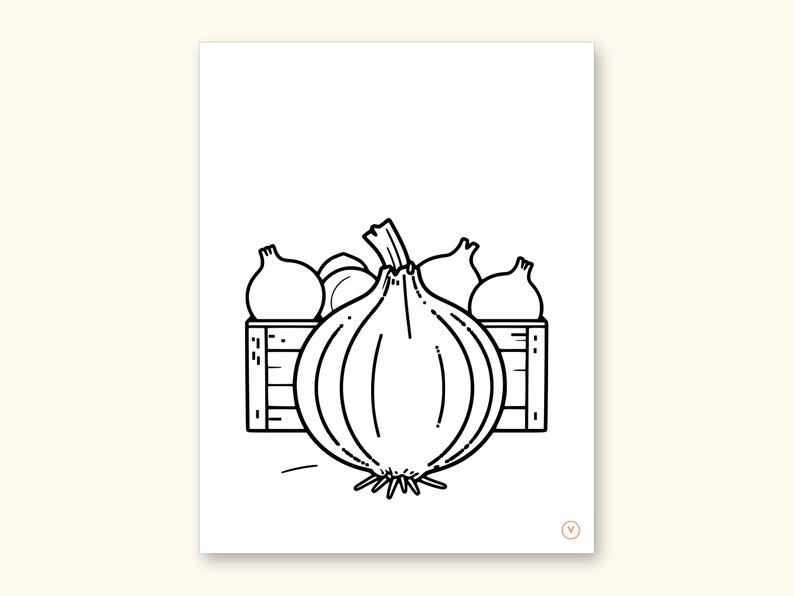 Fruits and Vegetables Coloring Book - ABC Letter Tracing Printable PDF for Kids Ages 2-5: sample page 46 of 55