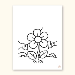 Nature Coloring Pages | ABC Letter Tracing for Kids Ages 2-5 (Digital PDF): sample page 46 of 55