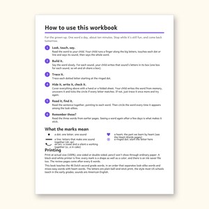 Sight Word Worksheets | 2nd Grade Dolch Workbook for Ages 7-8 (Digital PDF): sample page 2 of 62
