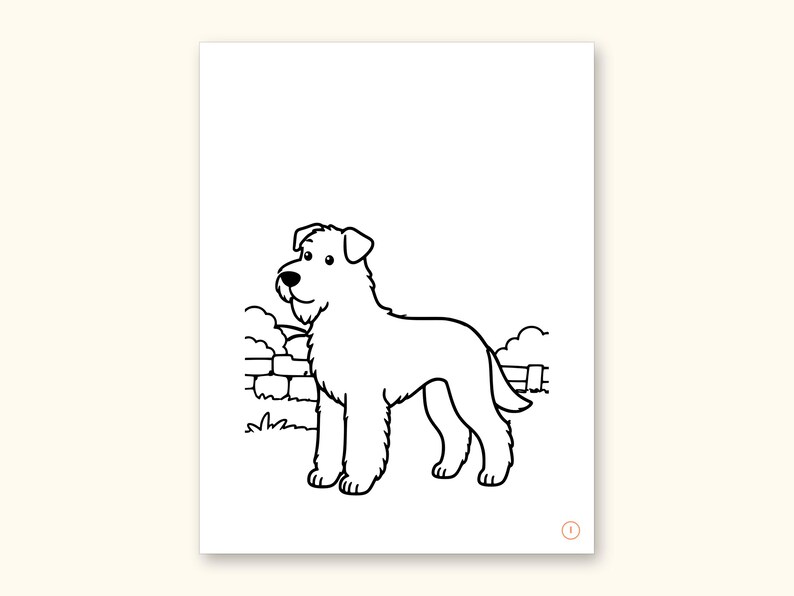 Dog Coloring Pages | ABC Letter Tracing for Kids Ages 2-5 (Digital PDF): sample page 20 of 55