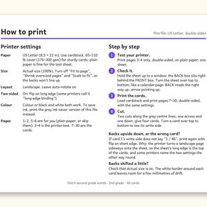 Sight Words | 2nd Grade Dolch Flashcards for Ages 7-8 (Digital PDF): sample page 2 of 30