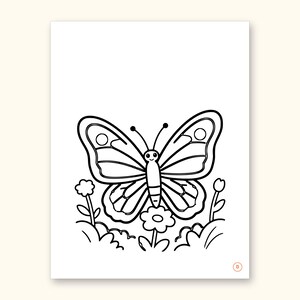 Nature Coloring Pages | ABC Letter Tracing for Kids Ages 2-5 (Digital PDF): sample page 6 of 55