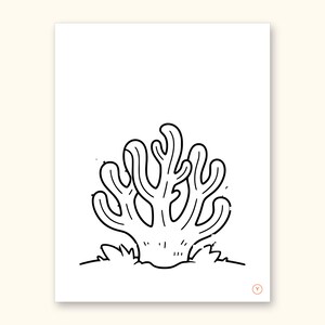 Mushroom Coloring Pages | ABC Letter Tracing for Kids Ages 2-5 (Digital PDF): sample page 52 of 55