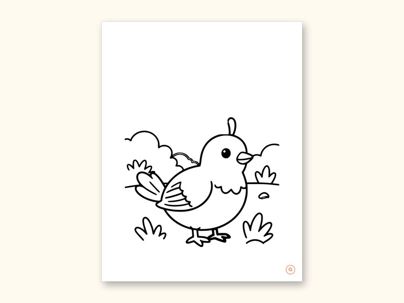 Nature Coloring Pages | ABC Letter Tracing for Kids Ages 2-5 (Digital PDF): sample page 36 of 55