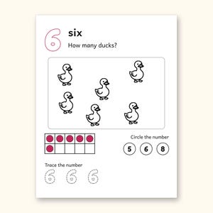 Counting Worksheets | Farm Ten Frame Mats for Preschool Ages 3-5 (Digital PDF): sample page 6 of 10