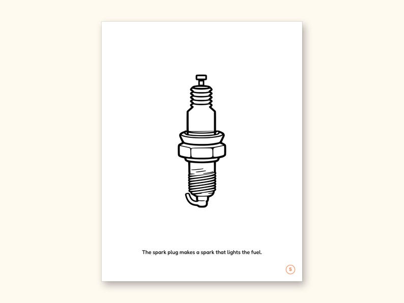 Car Coloring Pages | ABC Letter & Word Tracing for Kids Ages 4-8 (Digital PDF): sample page 40 of 55