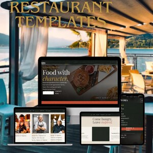 Premıum Multipage Restaurant Website Template, Modern Bistro Menu & Reservation (HTML5 CSS3)