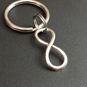 Infinity Keychain, charm keychain image 1