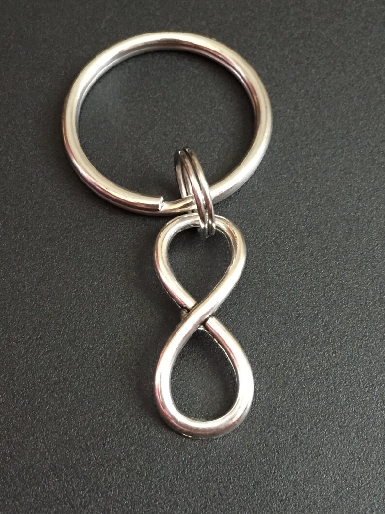 Infinity Keychain, charm keychain image 3