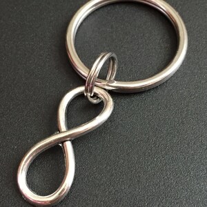 Infinity Keychain, charm keychain image 2